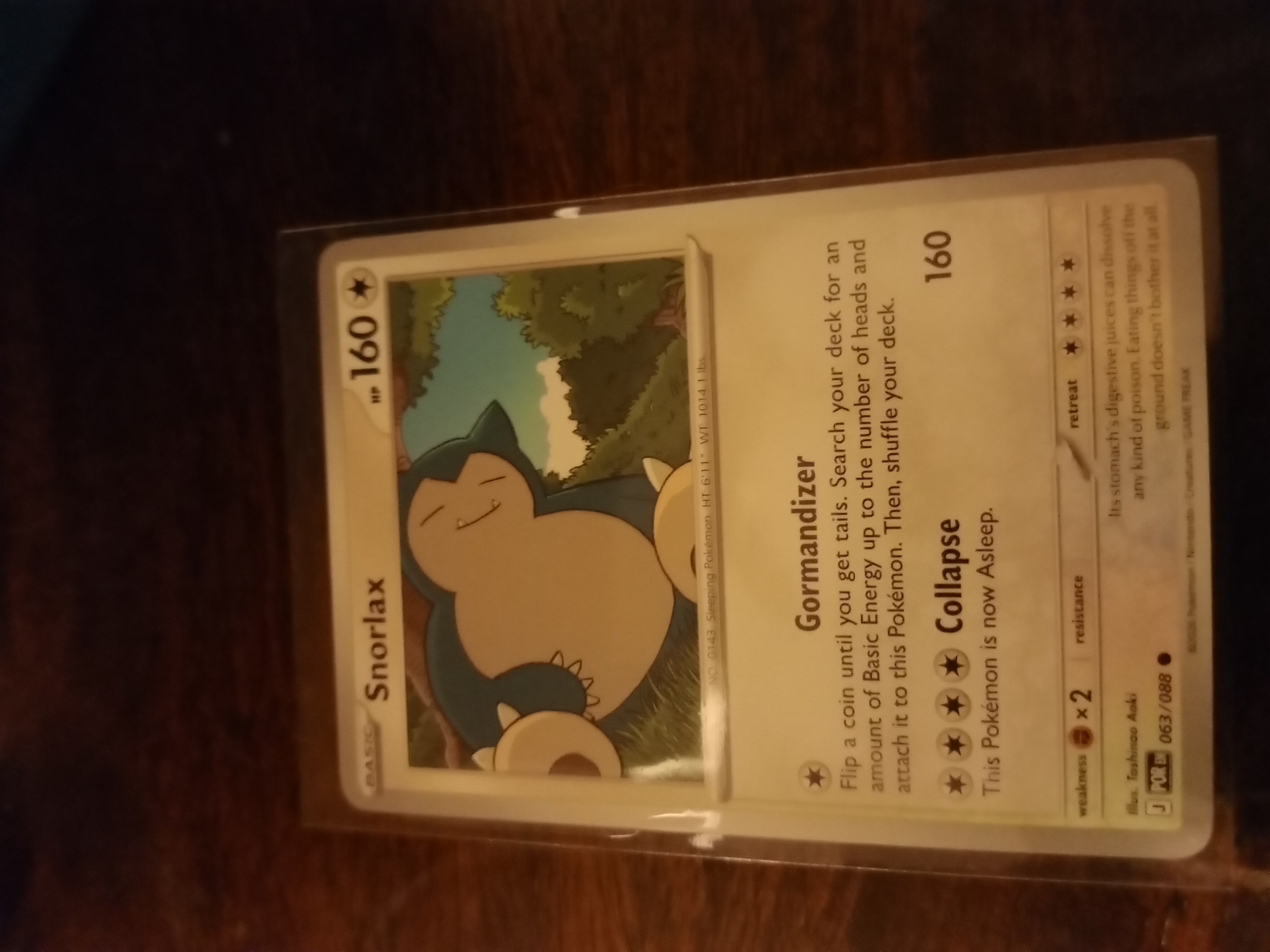 Snorlax — Seller photo
