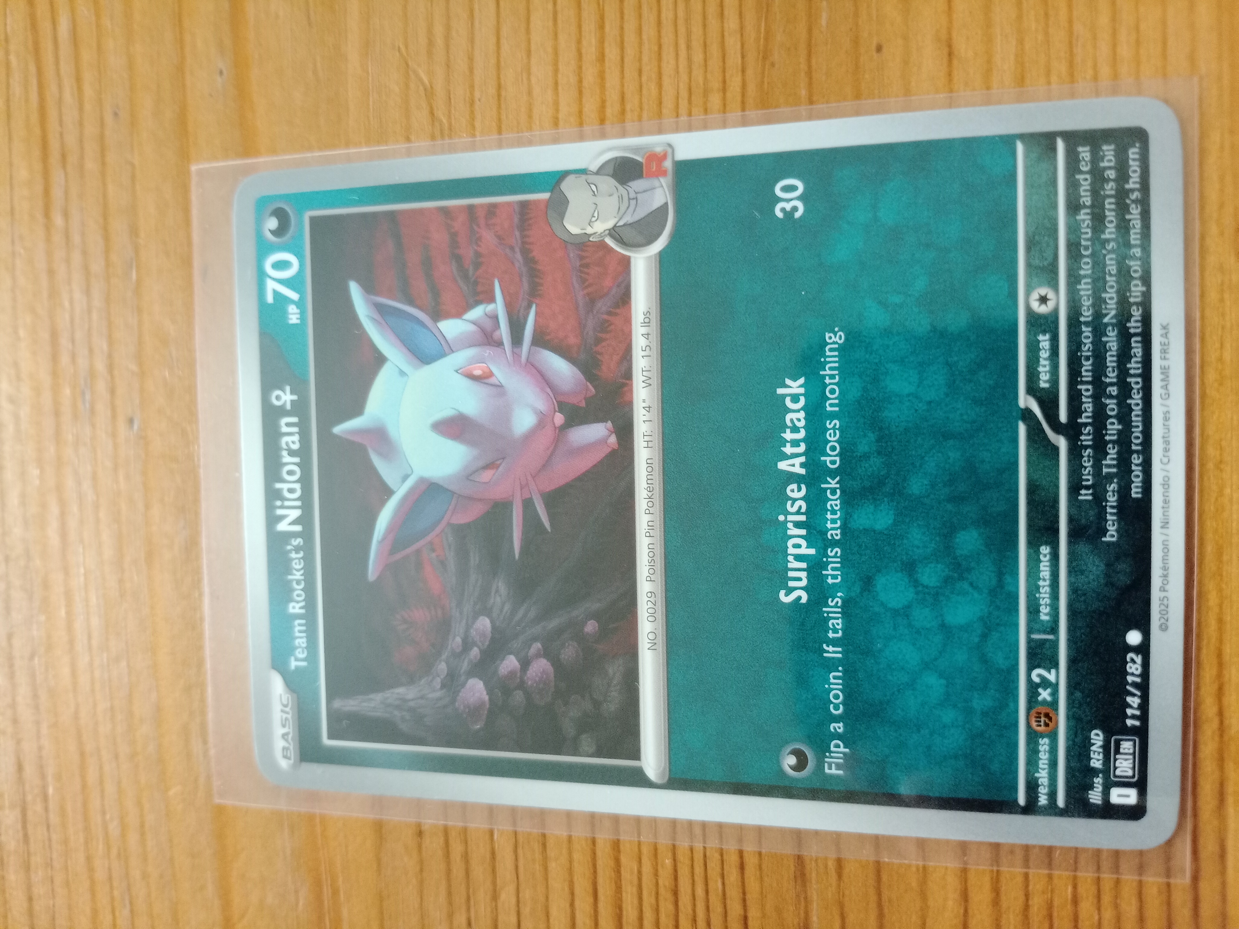 Team Rocket's Nidoran♀ — Seller photo