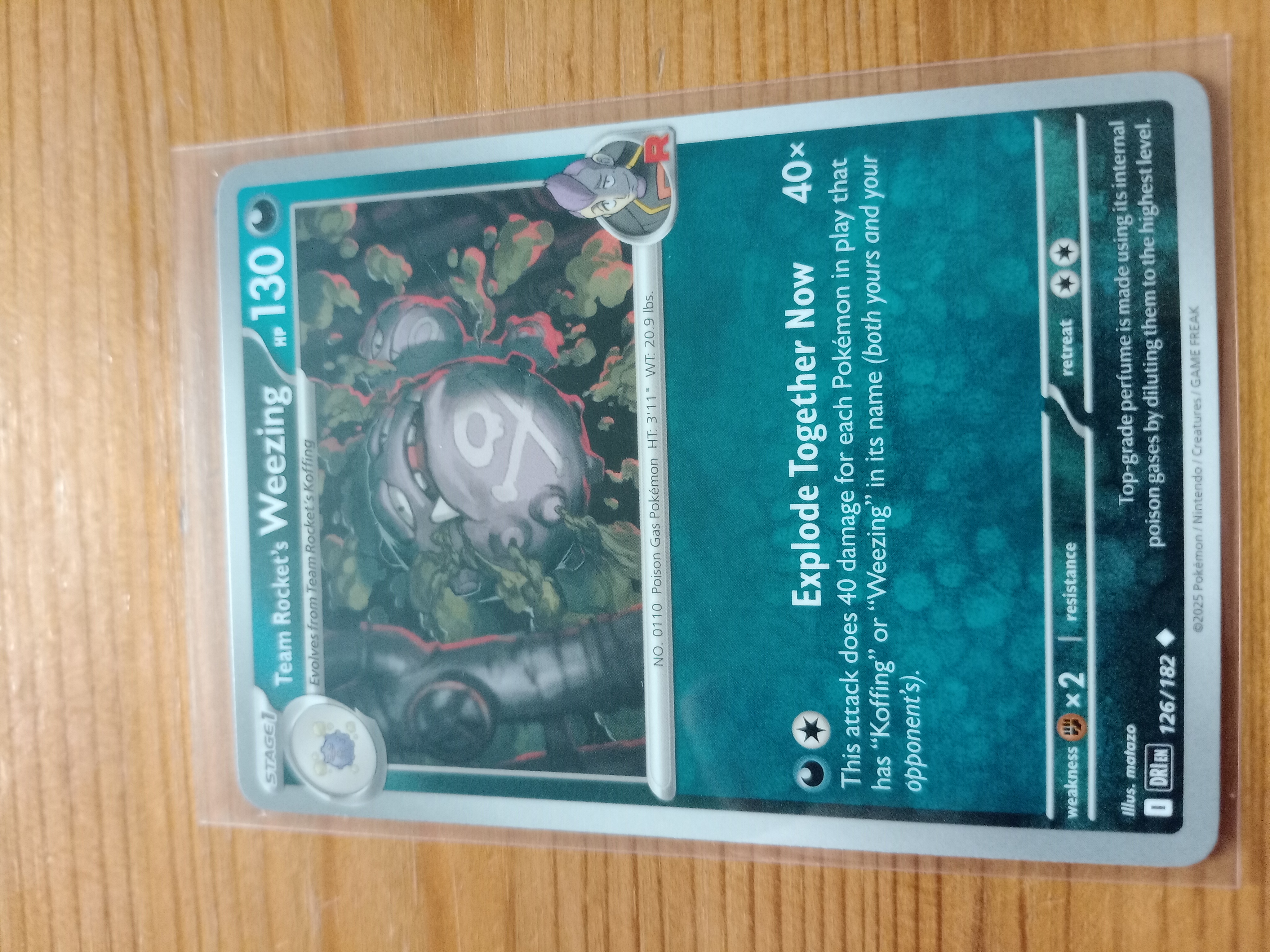 Team Rocket's Weezing — Seller photo