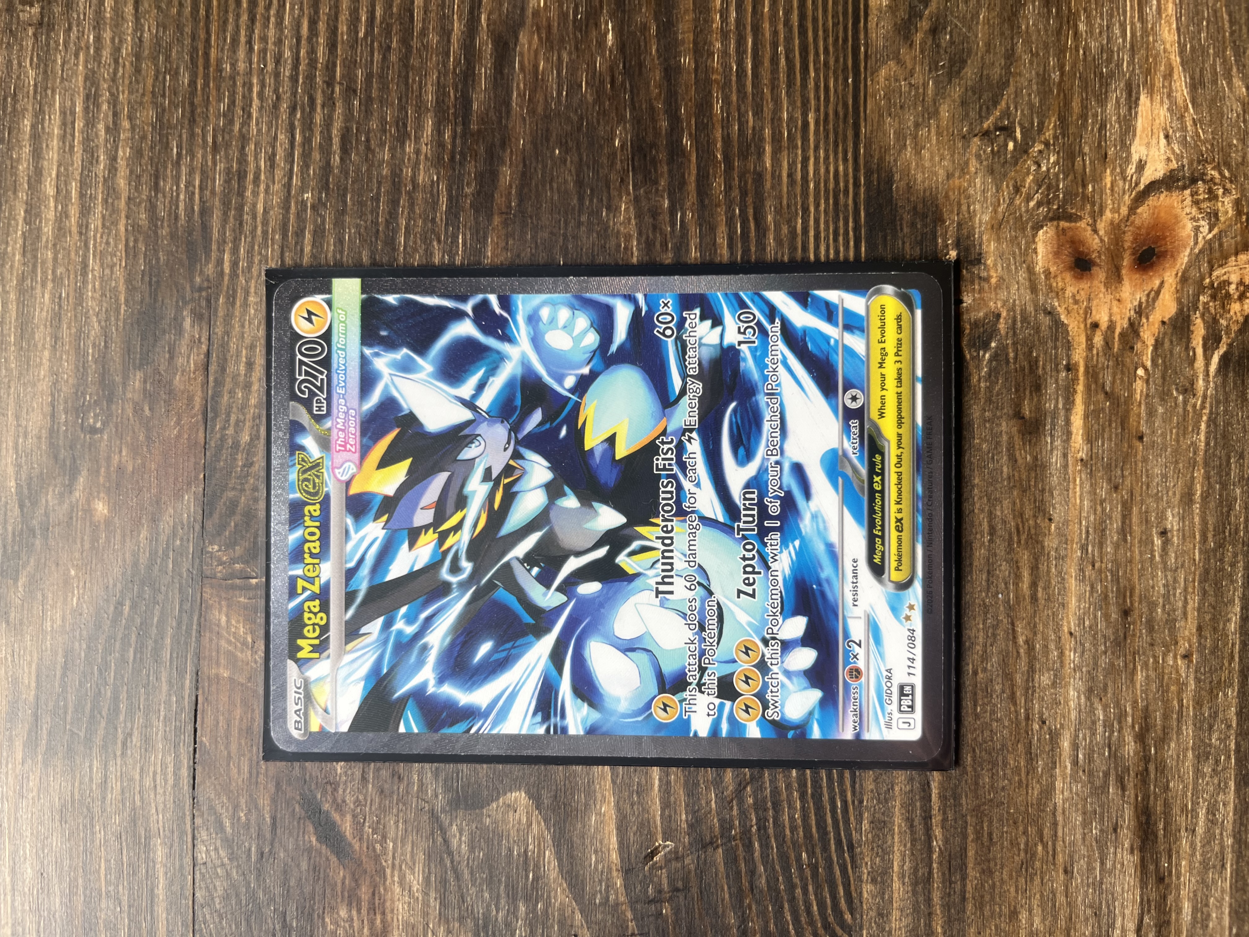 Mega Zeraora ex — Seller photo